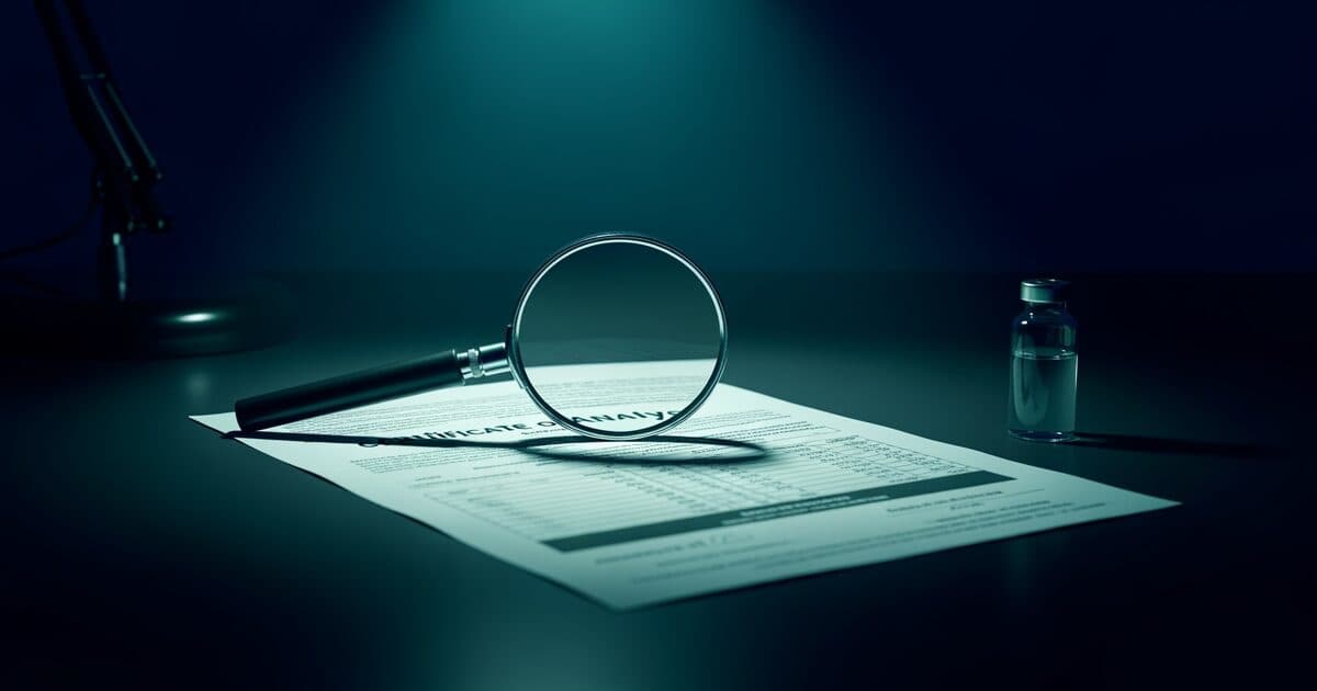 How to Read a Certificate of Analysis (COA) for Research Peptides