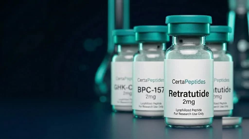 CertaPeptides research peptide vials