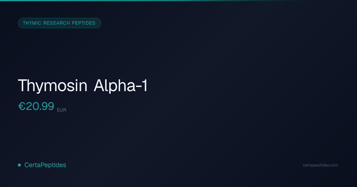 Thymosin Alpha-1 | CertaPeptides