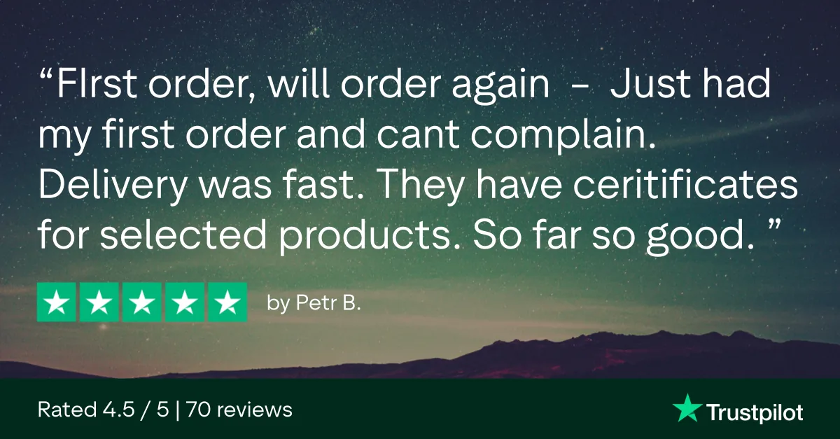 5 em 5 estrelas: «FIrst order, will order again»